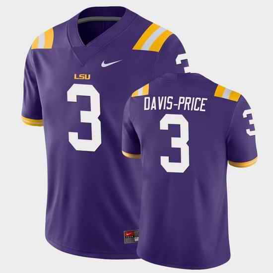 Men Lsu Tigers Tyrion Davis Price Game Purple College Football Jersey